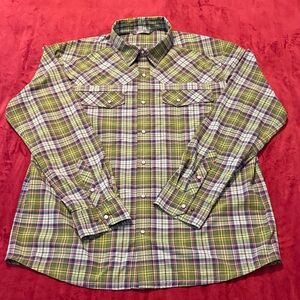 Stio Men's Multicolor Plaid Button Down Shirt